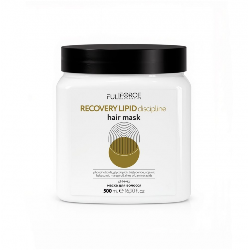 Відновлююча ліпідна маска для сухого волосся Full Force RECOVERY LIPID DISCIPLINE DRY HAIR 500 ml