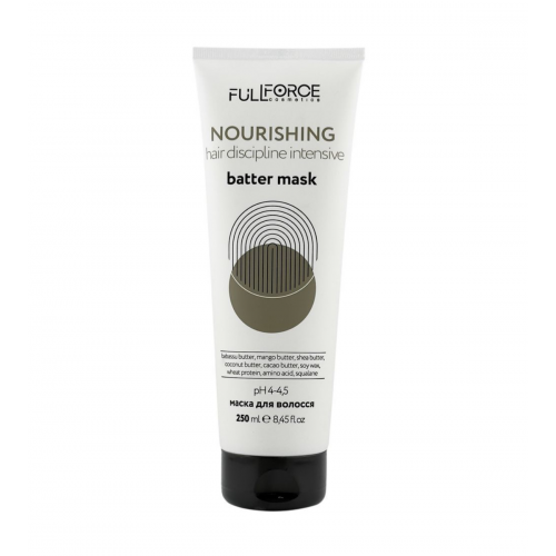 Баттер-маска для живлення та розгладження волосся FULL FORCE BUTTER MASK NOURISHING HAIR DISCIPLINE INTENSIVE, 250 ml