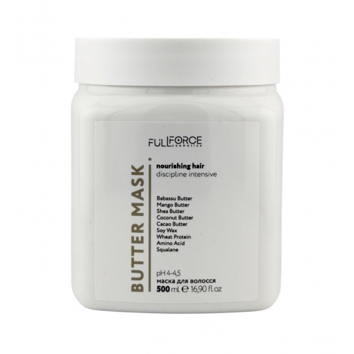 Баттер-маска для живлення та розгладження волосся FULL FORCE BUTTER MASK NOURISHING HAIR DISCIPLINE INTENSIVE 500 ml