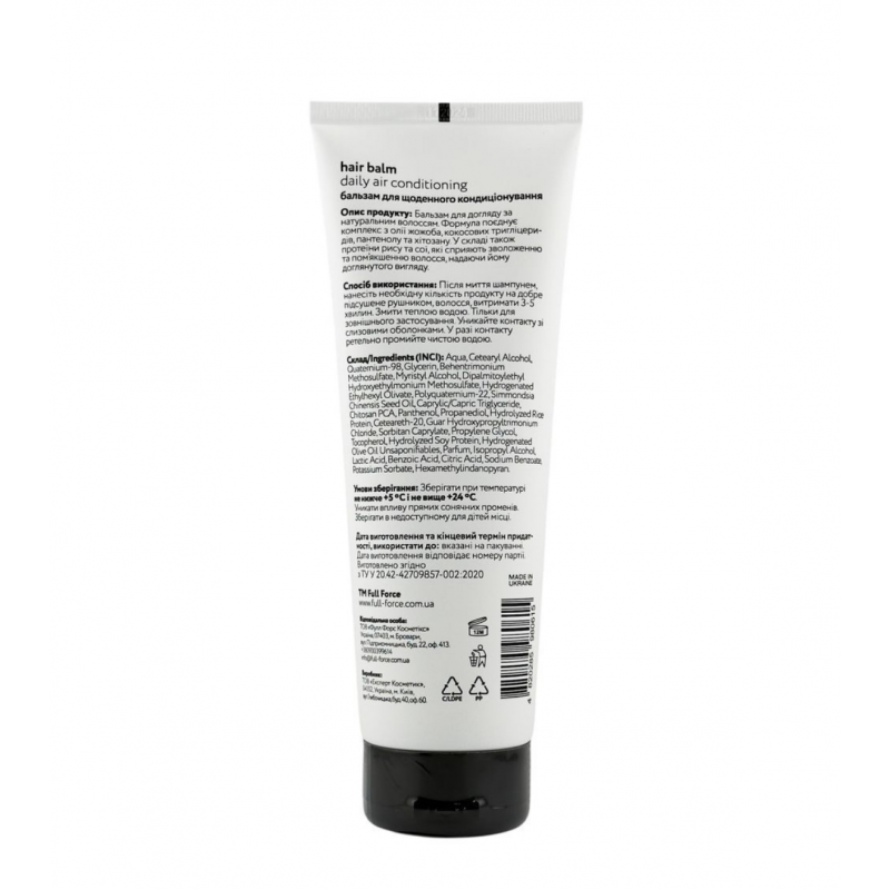 Щоденний бальзам для всіх типів волосся FULL FORCE DAILY AIR CONDITIONING, 250 ml