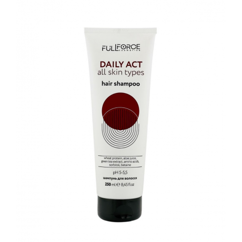 Шампунь для всіх типів шкіри FULL FORCE DAILY ACT ALL SKIN TYPES, 250 ml