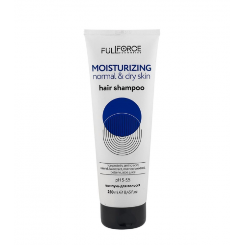 Зволожуючий шампунь для сухої шкіри FULL FORCE MOISTURIZING NORMAL & DRY SKIN, 250 ml