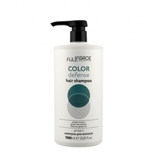 Шампунь для фарбованого волосся FULL FORCE HAIR SHAMPOO COLOR DEFENSE, 1000 ml