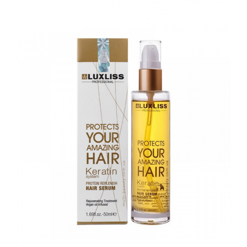 Кератинова сироватка для волосся Luxliss KERATIN Hair Serum 50 мл
