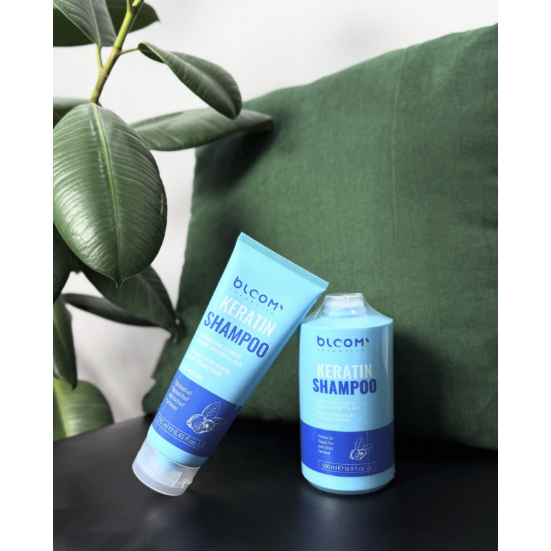 Зволожуючий безсульфатний шампунь Bloom Keratin Moisturizing Shampoo 250 мл