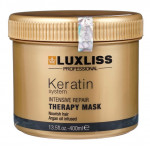 Відновлююча маска Luxliss Keratin Intensive Repair Therapy Mask з кератином 400 мл