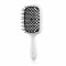 Гребінець для волосся Janeke Small Superbrush, біла з чорним