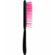 Гребінець для волосся Janeke Small Superbrush, чорний з рожевим