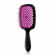 Гребінець для волосся Janeke Small Superbrush, фуксія з чорним