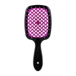 Гребінець для волосся Janeke Small Superbrush, фуксія з чорним
