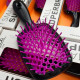 Гребінець для волосся Janeke Small Superbrush, фуксія з чорним