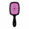Гребінець для волосся Janeke Small Superbrush, фуксія з чорним