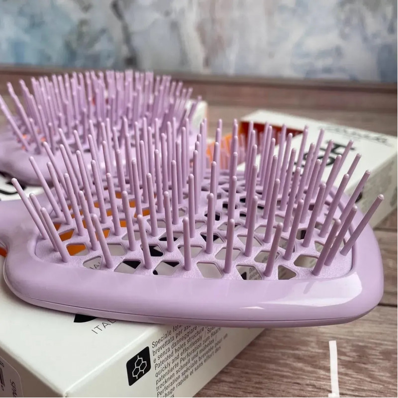 Гребінець для волосся Janeke Small Superbrush, лавандова