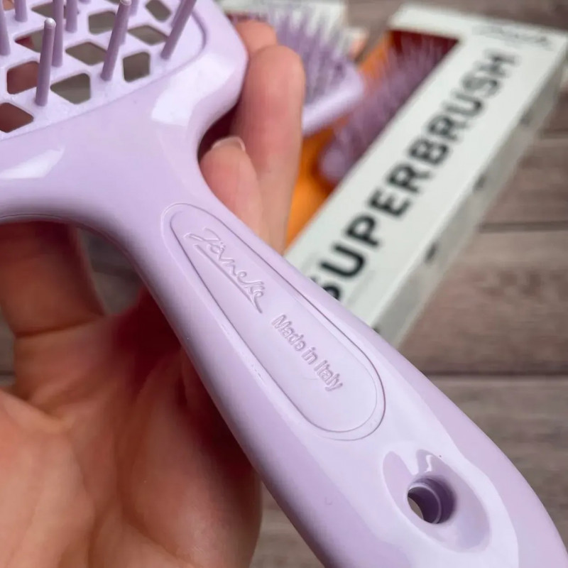 Гребінець для волосся Janeke Small Superbrush, лавандова