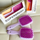 Гребінець для волосся Janeke Small Superbrush, лавандова з фуксією