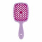Гребінець для волосся Janeke Small Superbrush, лавандова з фуксією