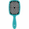 Гребінець для волосся Janeke Standart Superbrush, бірюзова з чорним