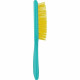 Гребінець для волосся Janeke Standart Superbrush, бірюзова з жовтим