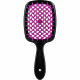 Гребінець для волосся Janeke Standart Superbrush, чорний з фіолетовим