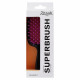 Гребінець для волосся Janeke Standart Superbrush, чорний з фіолетовим