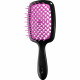 Гребінець для волосся Janeke Standart Superbrush, чорний з фіолетовим
