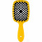 Гребінець для волосся Janeke Standart Superbrush, жовтий з чорним