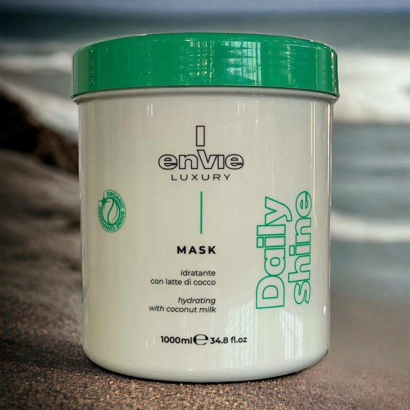 Маска Envie Luxury DAILY SHINE для зволоження та блиску волосся з кокосом 1000 мл