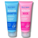 Набір BLOOM (шампунь+маска) Keratin Shampoo 250ml + Keratin Mask 250ml