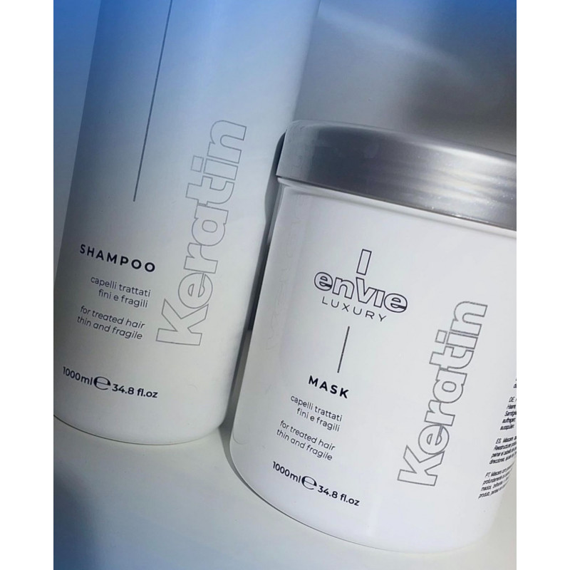 Набір Envie Luxury KERATIN: шампунь 1000 мл + маска 1000 мл