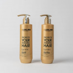 Набір Luxliss Keratin Smoothing Daily Care (кератиновий шампунь + кондиціонер) 2×500 мл