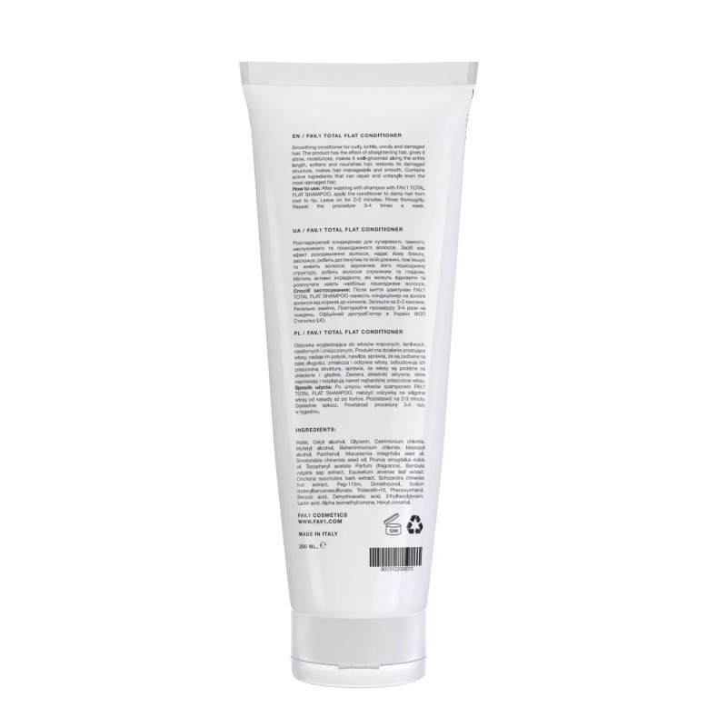 Розгладжуючий кондиціонер FAV.1 TOTAL FLAT CONDITIONER 250 мл