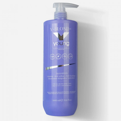 Шампунь Young Y-COLOR BLOND+ проти жовтизни волосся 1 л